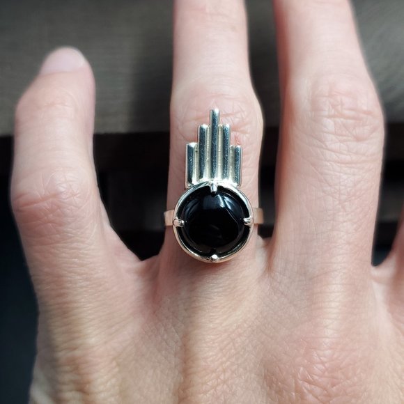 Size 7 Sterling Silver Sophie Blake Unique Design Ring - Picture 1 of 8